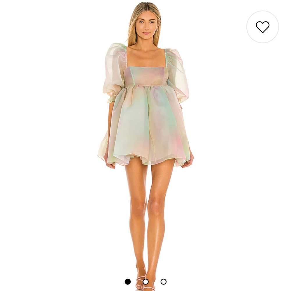 THE RAINBOW FRENCH PUFF DRESS